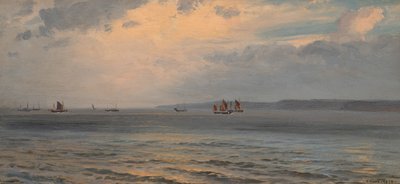 Deniz Manzarası (tuval üzerine yağlıboya) by Henry Moore