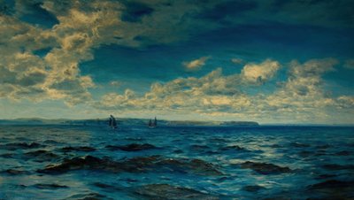 Cornwall Kapalı Yaz Saati, 1883. by Henry Moore
