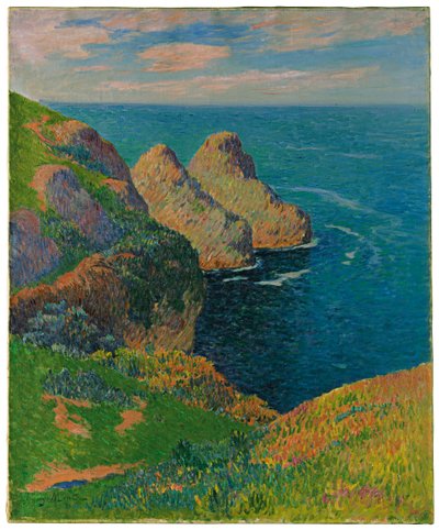 Deniz Kenarındaki Kayalıklar, 1895 by Henry Moret