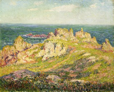 Deniz Kenarındaki Kayalar; Deniz kenarındaki kayalar, by Henry Moret
