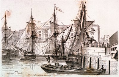 Londra Rıhtımı by Henry Moses