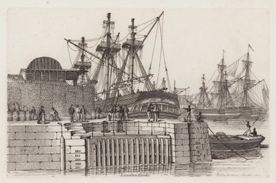 Londra Rıhtımları by Henry Moses