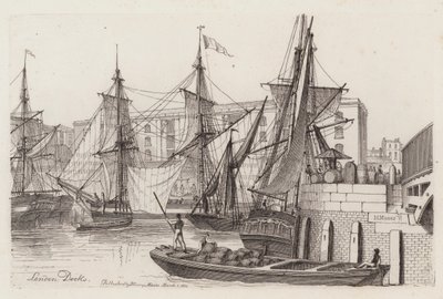 Londra Rıhtımları by Henry Moses