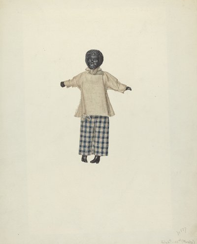 Çin Başlı Siyah Oyuncak Bebek by Henry Murphy