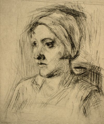 bir kadın portresi by Henry Nielsen
