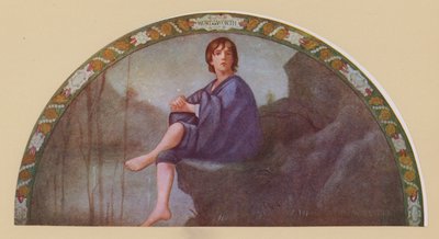 Wordsworth#39;un Winander#39;ın Çocuğu (renkli litho) by Henry Oliver Walker