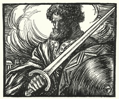 Matthew Arnold şiiri: Alaric at Roma (gravür) by Henry Ospovat