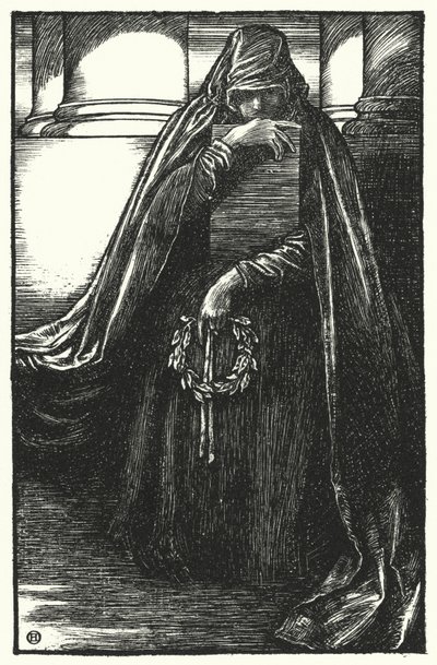 Matthew Arnold şiiri: Alaric at Roma (gravür) by Henry Ospovat