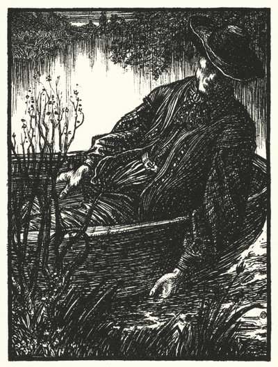 Matthew Arnold şiiri: Bilgin Çingene (gravür) by Henry Ospovat