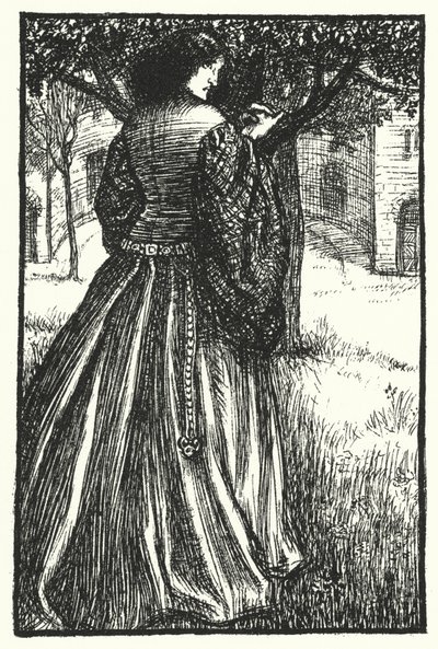 Matthew Arnold şiiri: Tristram ve Iseult (gravür) by Henry Ospovat
