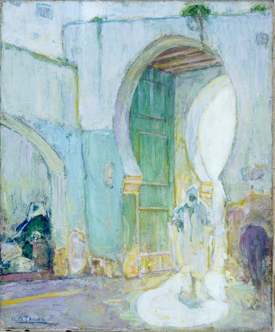 Gateway, Tangier, c.1912 (tuval üzerine yağlıboya) by Henry Ossawa Tanner