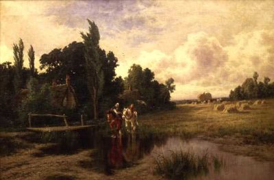Akıntının Karşısı (tuval üzerine yağlı boya) by Henry Parker