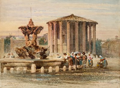 Roma'daki Çeşme by Henry Parsons Riviere