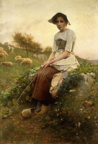 Çoban (tuval üzerine yağlı boya) by Henry Paul Perrault