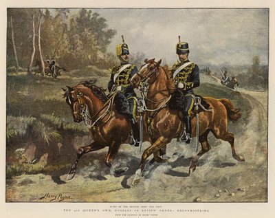 4. (Kraliçenin Kendi) Süvarileri İnceleme Sırasında, Keşif by Henry Payne