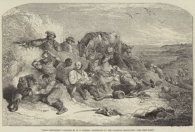Halt-Kaçakçılar, Ulusal Kurum Sergisi by Henry Perlee Parker