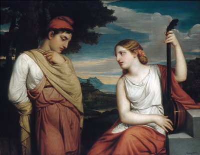 Yunan Aşıklar, 1846. by Henry Peters Gray