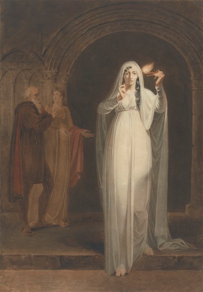 Macbeth'teki Uyurgezerlik Sahnesi by Henry Pierce Bone