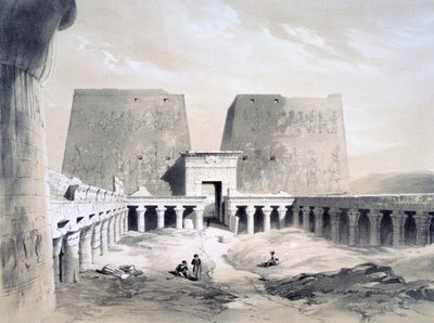 Edfou, 19. yüzyıl by Henry Pilleau