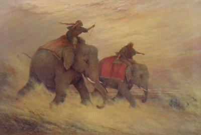 Toz Fırtınasındaki Filler by Henry Pilleau