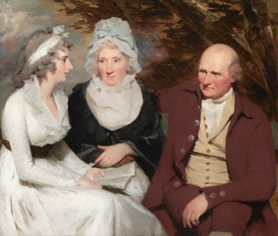 John Johnstone, Betty Johnstone ve Bayan Wedderburn, c.1790-1795 (tuval üzerine yağlıboya) by Henry Raeburn