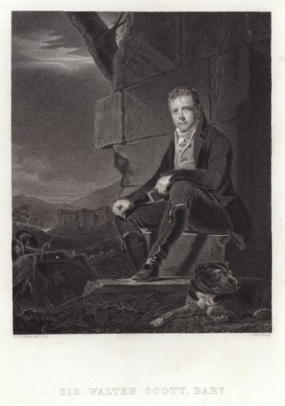 Sir Walter Scott'ın portresi by Henry Raeburn
