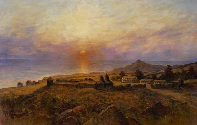Ross Kalesi. Rus-Amerikan Şirketi yerleşimi, c. 1880 by Henry Raschen