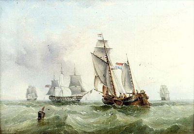Hollanda ve İngiliz Nakliye by Henry Redmore