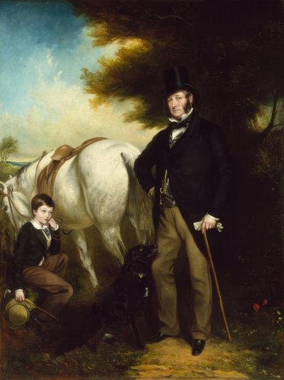 Sir John Henry Lethbridge u. Sohn / Mücevher. v. H.R.Graves by Henry Richard Graves