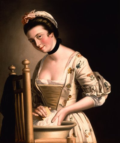 Çamaşır Yıkayan Bir Kadın by Henry Robert Morland