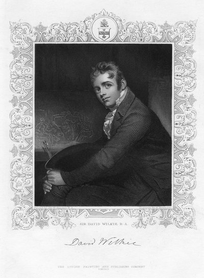 Sir David Wilkie 1785-1841, İskoç ressam, 19. yüzyıl. by Henry Robinson