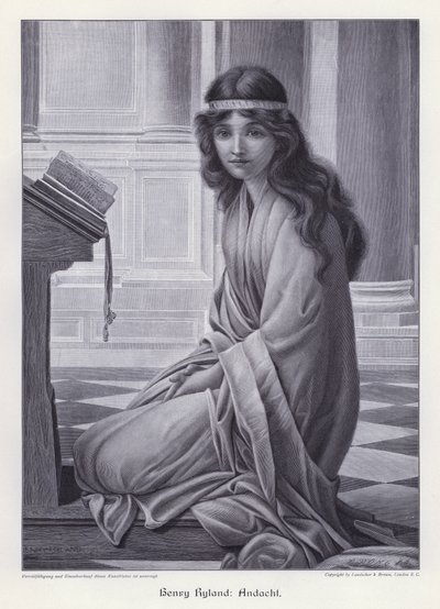 Dua (gravür) by Henry Ryland