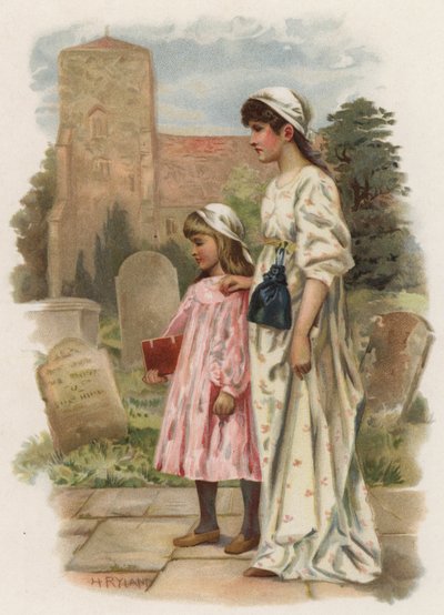 Şabat Çanları (renkli taş) by Henry Ryland