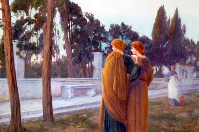 Gün bitti (resim) by Henry Ryland