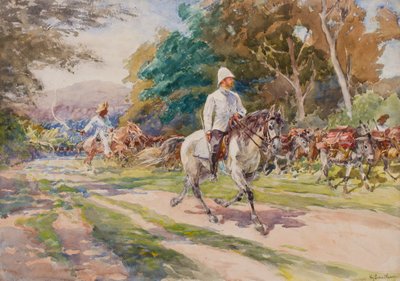Bir sömürge subayı, muhtemelen Haiti, c.1900 by Henry Sandham