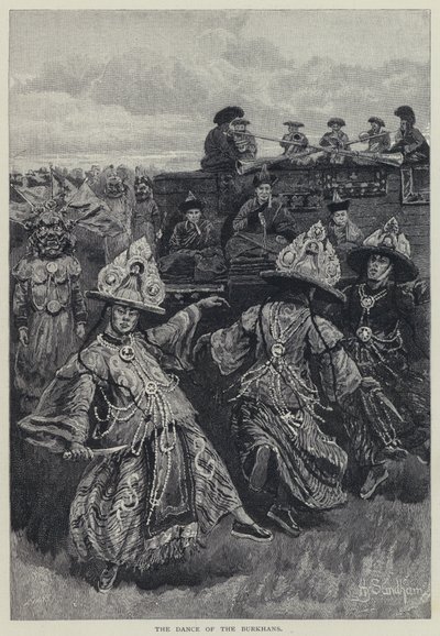 Burkhanların dansı (lito) by Henry Sandham