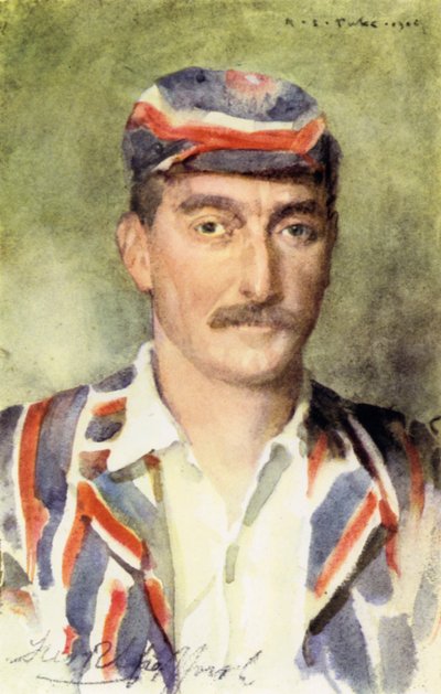 Frederick Robert "Fred" Spofforth, Demon Bowler (renkli taş) by Henry Scott Tuke