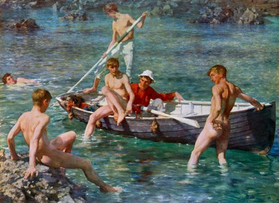 Yakut, Altın ve Malakit, 1902, 1912. by Henry Scott Tuke