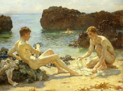 Güneş Yıkananlar, 1927 by Henry Scott Tuke