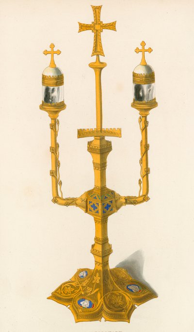 Bir Reliquary, 15. yüzyılın sonlarında by Henry Shaw