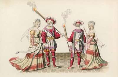 Goblenlerden Figürler, 16. Yüzyıl Başları by Henry Shaw