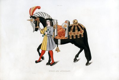At ve görevli, c1511, 1843. by Henry Shaw