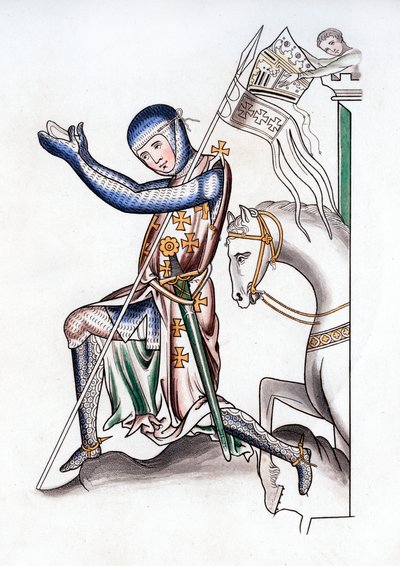 Şövalye, 12. yüzyılın sonu, 1843. by Henry Shaw