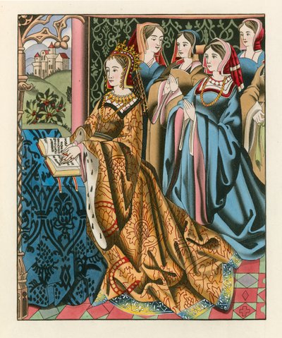 Margaret, Henry VI Kraliçesi ve Mahkemesi, 15. Yüzyılın ortalarında by Henry Shaw