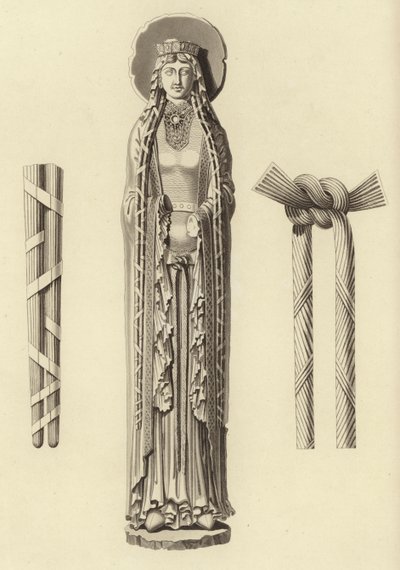 Kraliçe Clotilda, tarih yaklaşık 1100 by Henry Shaw