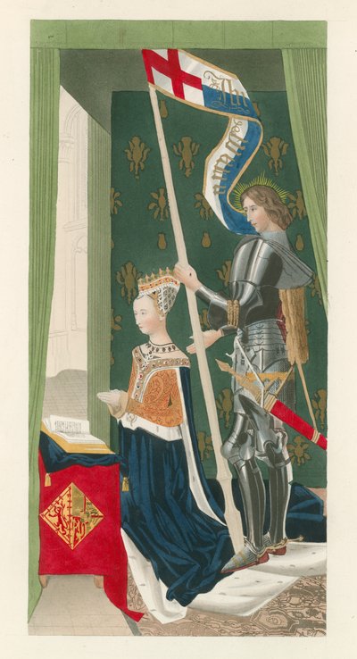 İskoçya Kraliçesi Margaret, c 1483 by Henry Shaw