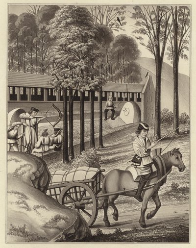 Popoya ateş etme, tarih 1496 by Henry Shaw