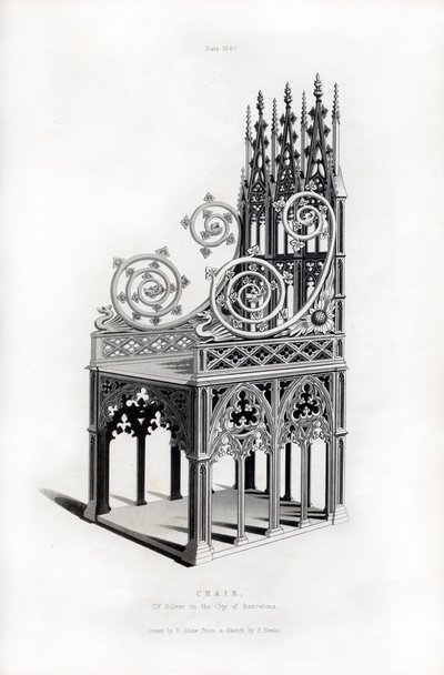 Katı gümüş taht, 1397, 1843. by Henry Shaw