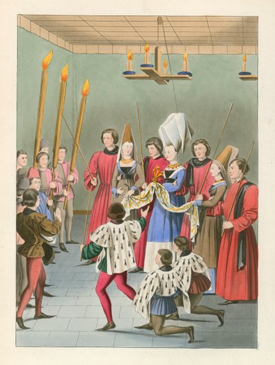 Ödülü Veren Turnuvanın Hanımı, c 1450 by Henry Shaw