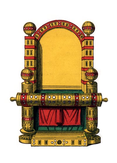 Devletin tahtı, 9. yüzyıl, 1843. by Henry Shaw